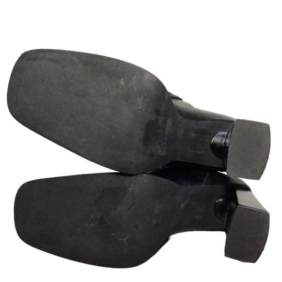 JEFFREY CAMPBELL 8.5 Maximal LC Platform Bootie Square Toe Patchwork Exotic Boot - Picture 7 of 12